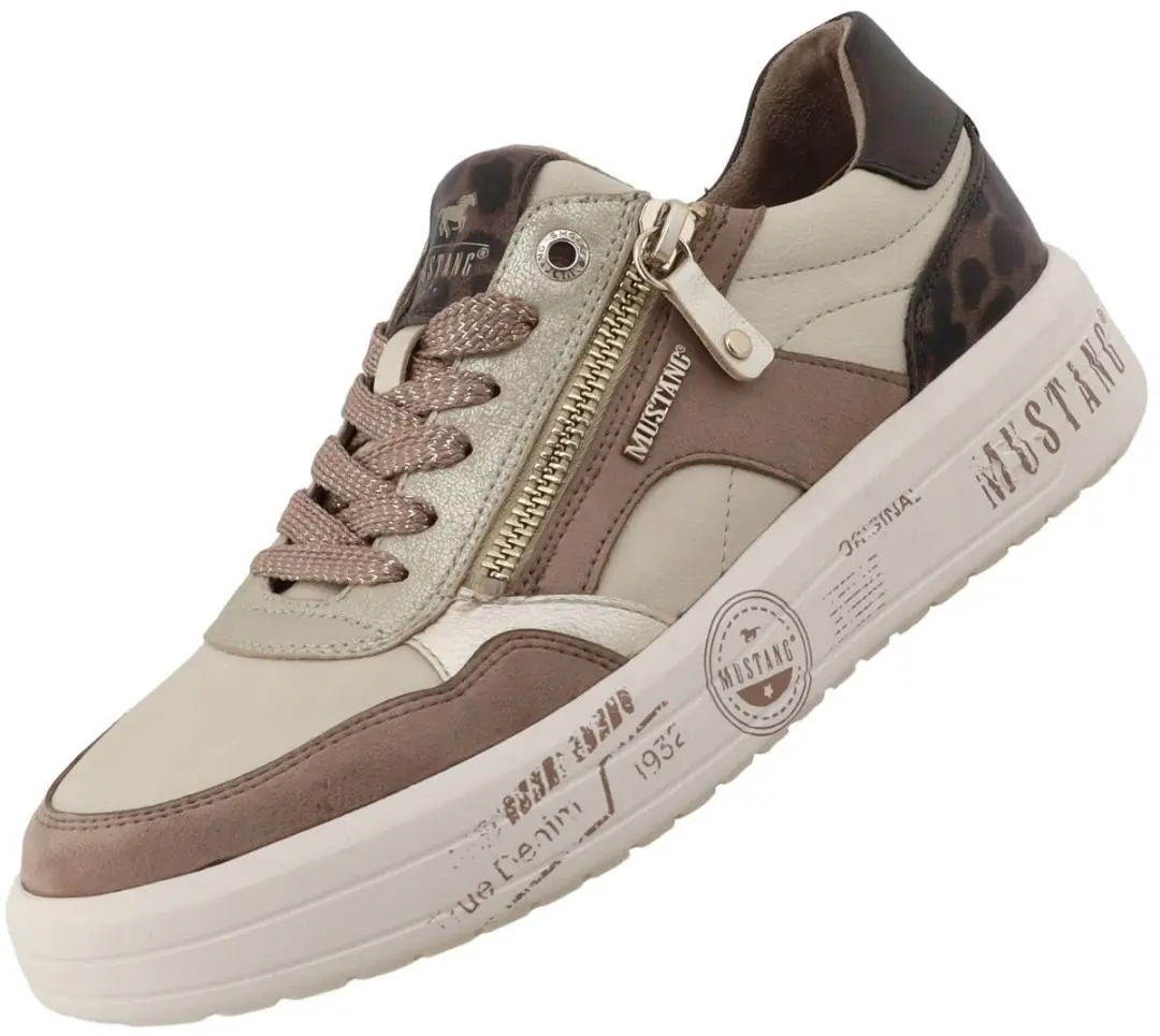 Mustang damessneaker ivoor/beige 26M0482010