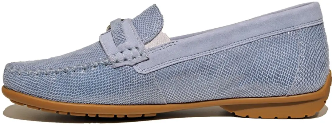 Sioux Instapper Cortizia-723-H Pantoffels - Lichtblauw Suède - afbeelding 2 van 6