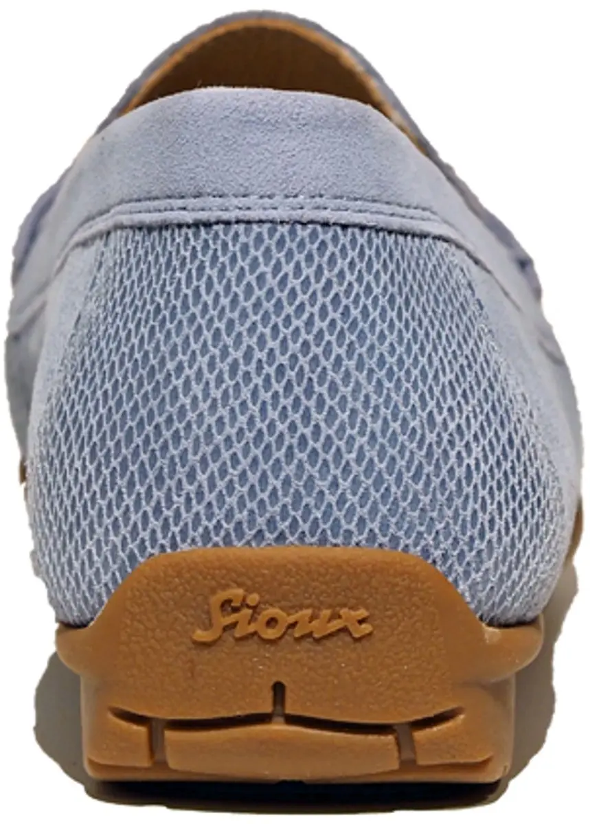 Sioux Instapper Cortizia-723-H Pantoffels - Lichtblauw Suède - afbeelding 4 van 6