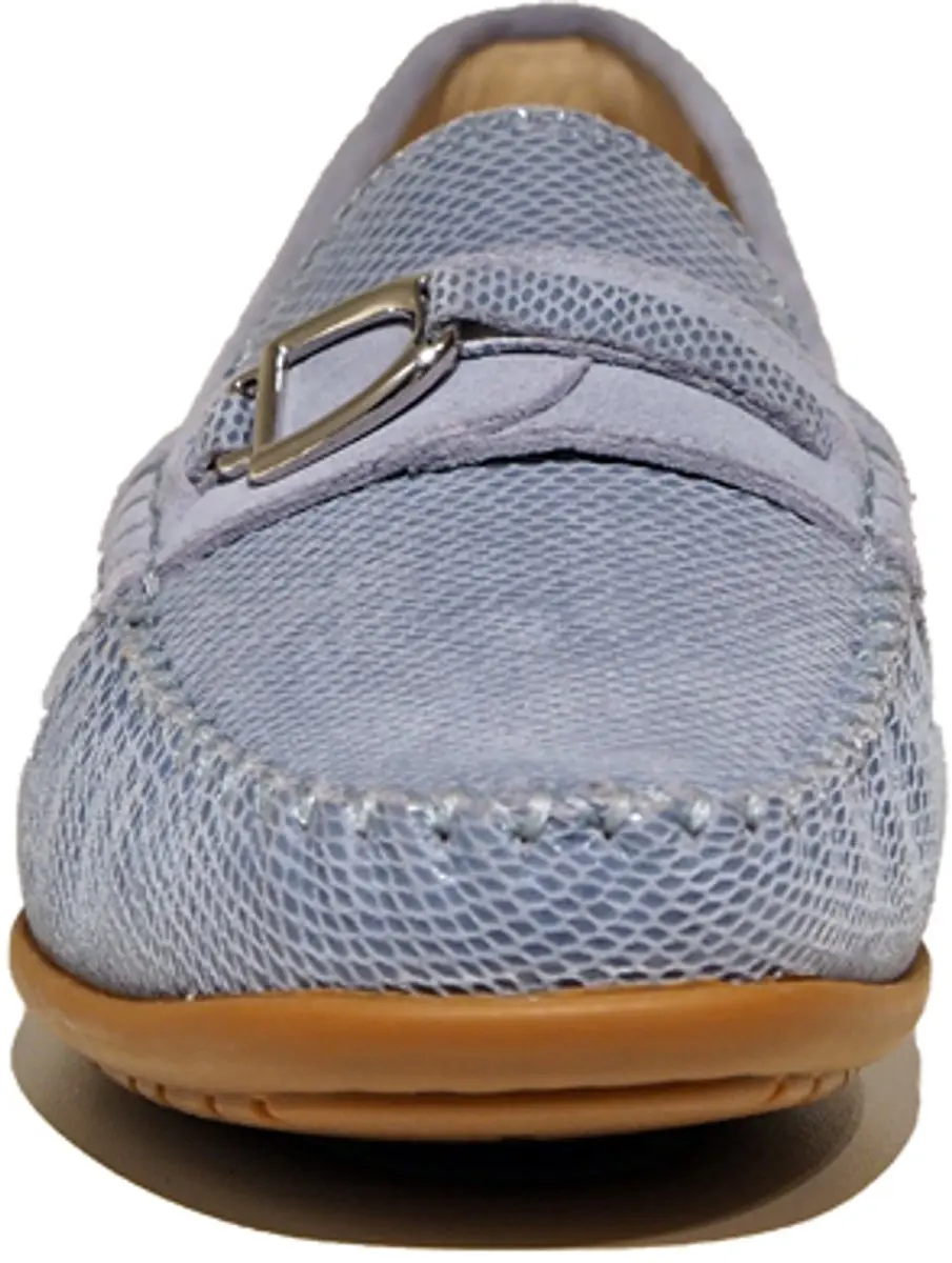 Sioux Instapper Cortizia-723-H Pantoffels - Lichtblauw Suède - afbeelding 5 van 6