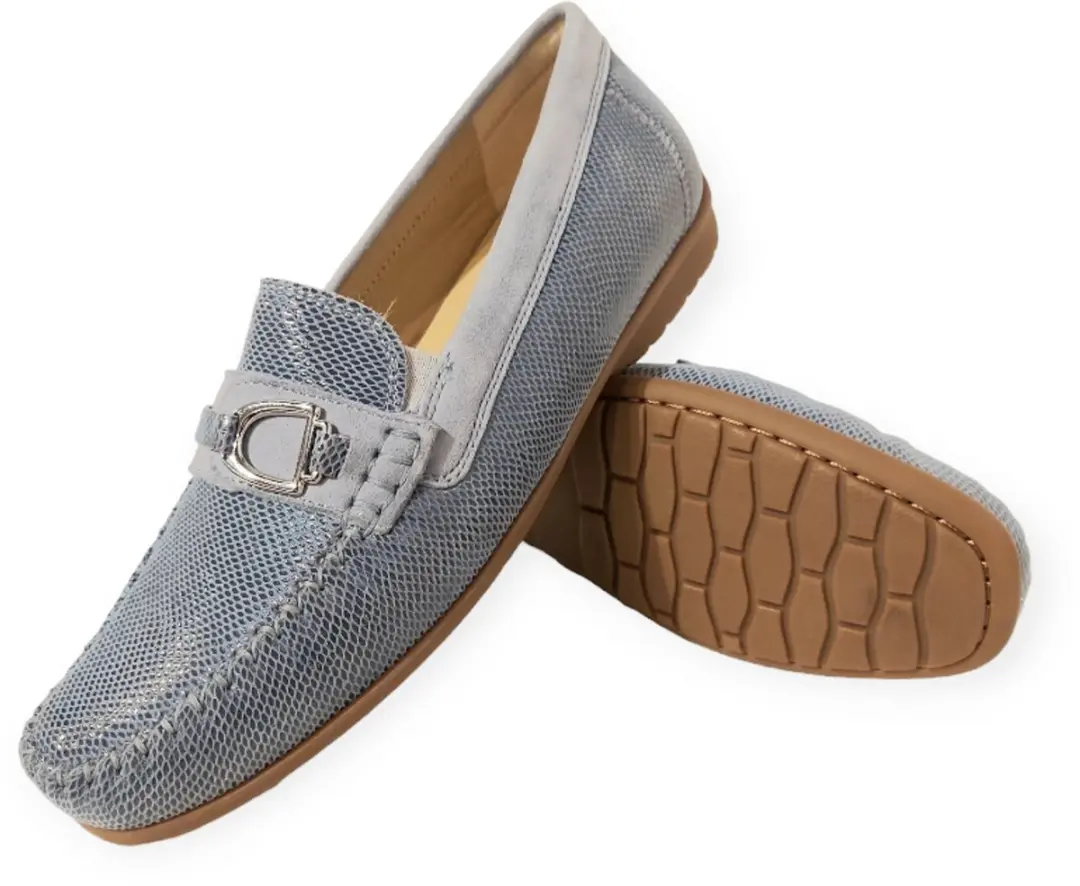 Sioux Instapper Cortizia-723-H Pantoffels - Lichtblauw Suède - afbeelding 6 van 6