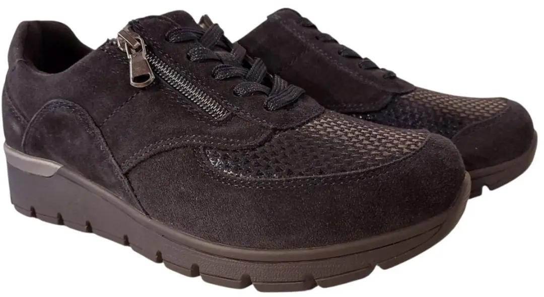 Waldlaufer Sneaker K-Ramona 626K02 609 519 Classi Notte Marine Wijdte K