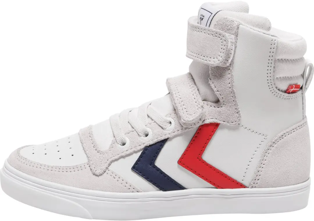 Hummel Kids Slimmer Stadil Leather High Jr - 36 - Wit