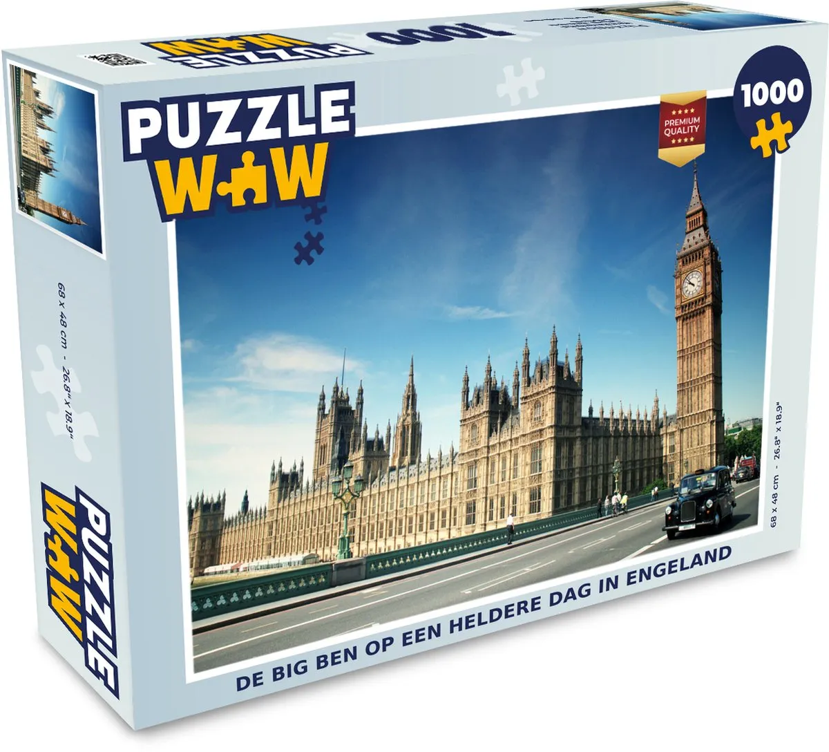 PuzzleWow Legpuzzel De Big Ben 1000 Stuks - Multicolor