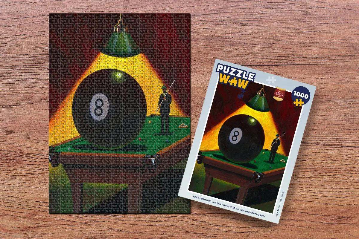 PuzzleWow Legpuzzel 1000 Stuks - Multicolor
