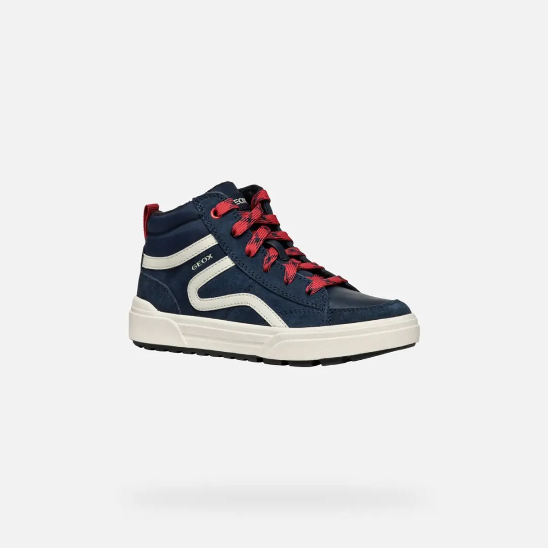 GEOX Sneakers - Maat 35 - Marine/Rood