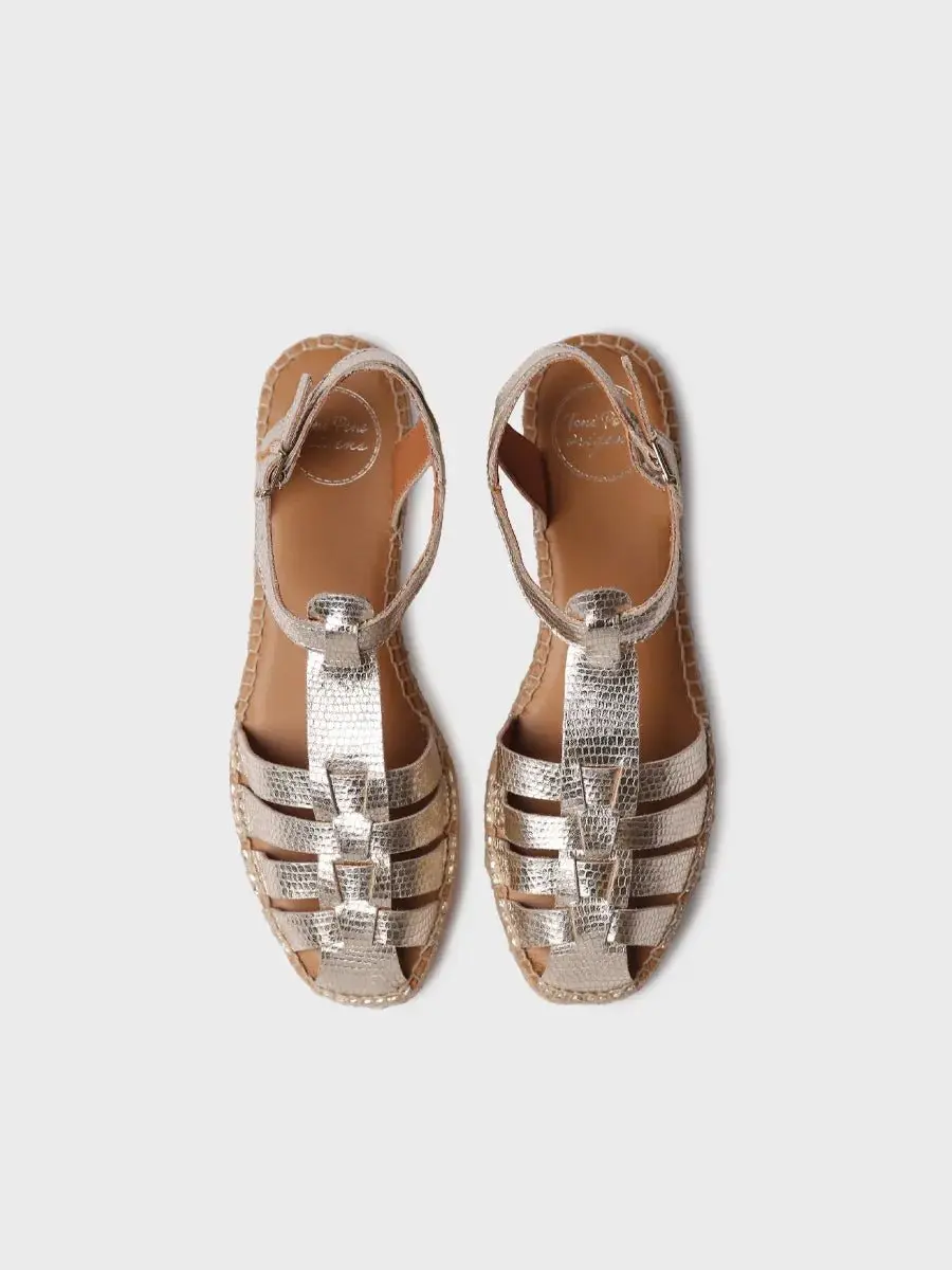 Dames espadrilles met slangenprint