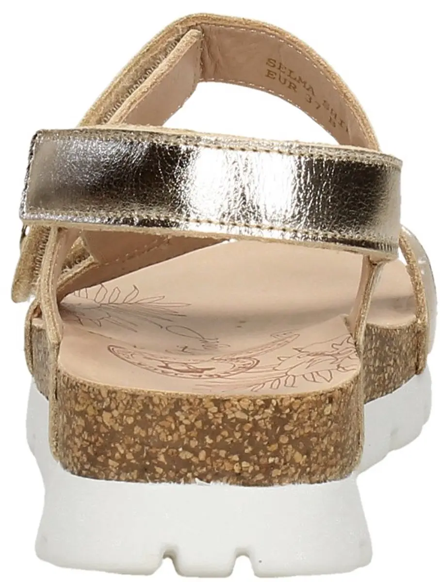 Panama Jack Selma Shine B1 Nappa Damessandalen - Goud