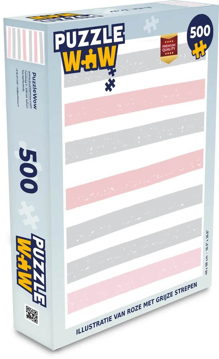 PuzzleWow Legpuzzel 500 Stuks - Multicolor