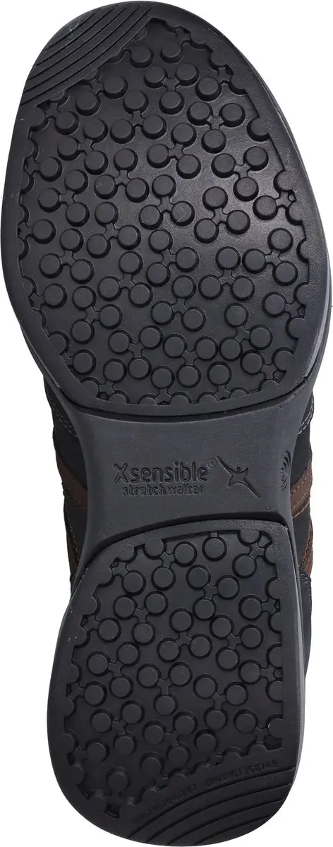 Xsensible Mannen Nubuck Lage Sneakers 30073.2 - Blauw