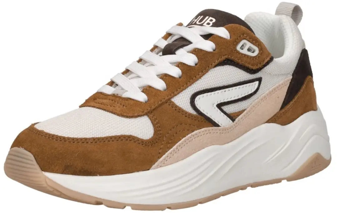 HUB GLIDE Light Beige/Off White/Cognac - afbeelding 5 van 6