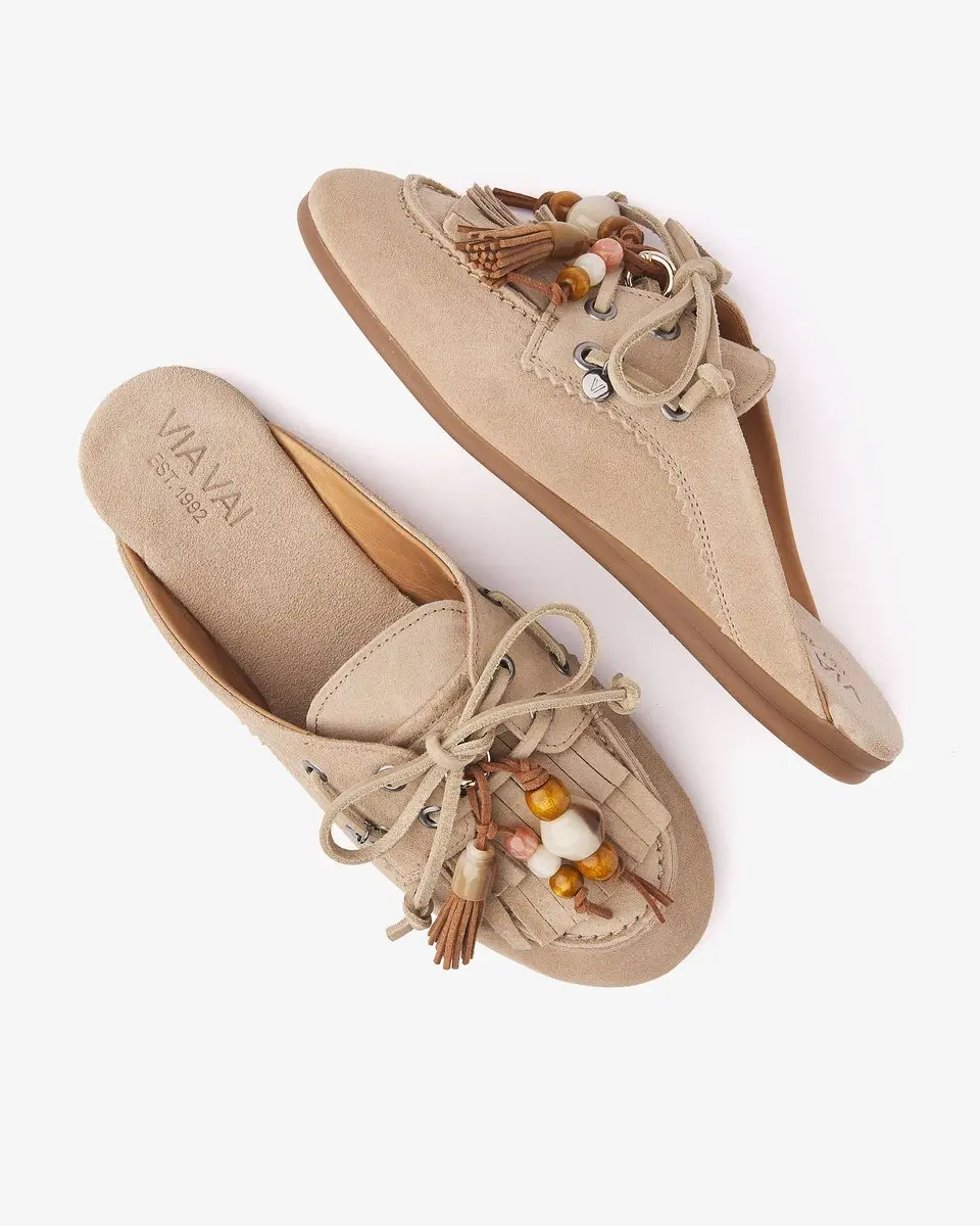 VIA VAI June Rhea Muiltjes Dames - Beige - Maat 40 - afbeelding 3 van 6
