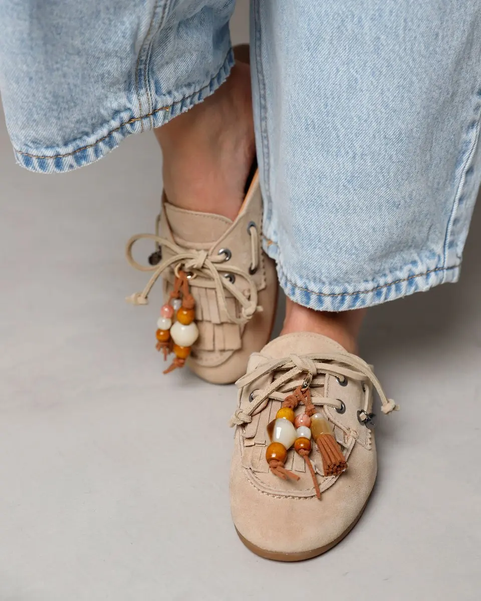 VIA VAI June Rhea Muiltjes Dames - Beige - Maat 40 - afbeelding 5 van 6