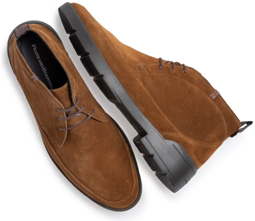 Floris Van Bommel SFM-50140-23-01 heren veterboots gekleed maat 42,5 (8,5) bruin
