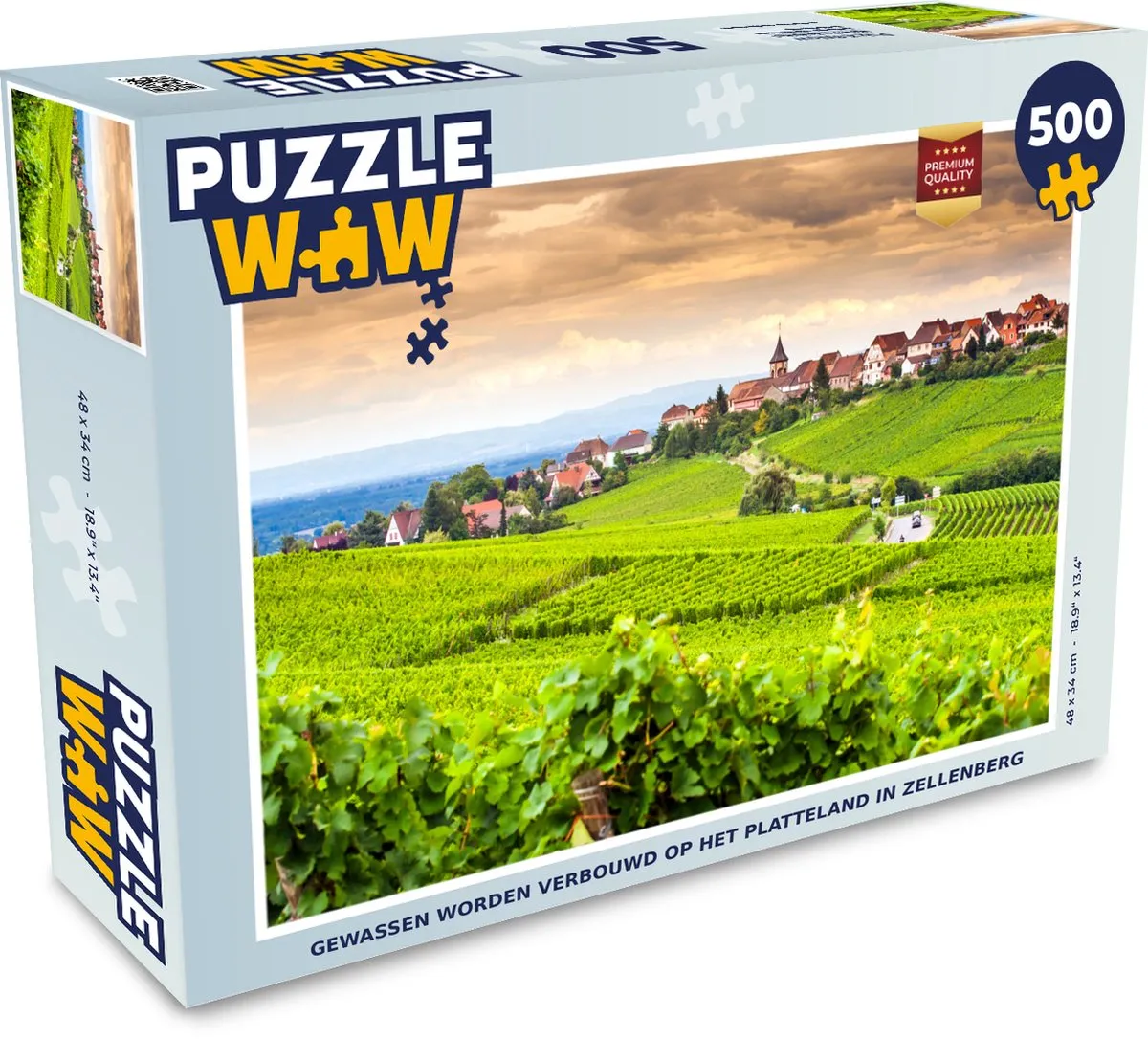 PuzzleWow Legpuzzel 500 Stuks - Multicolor