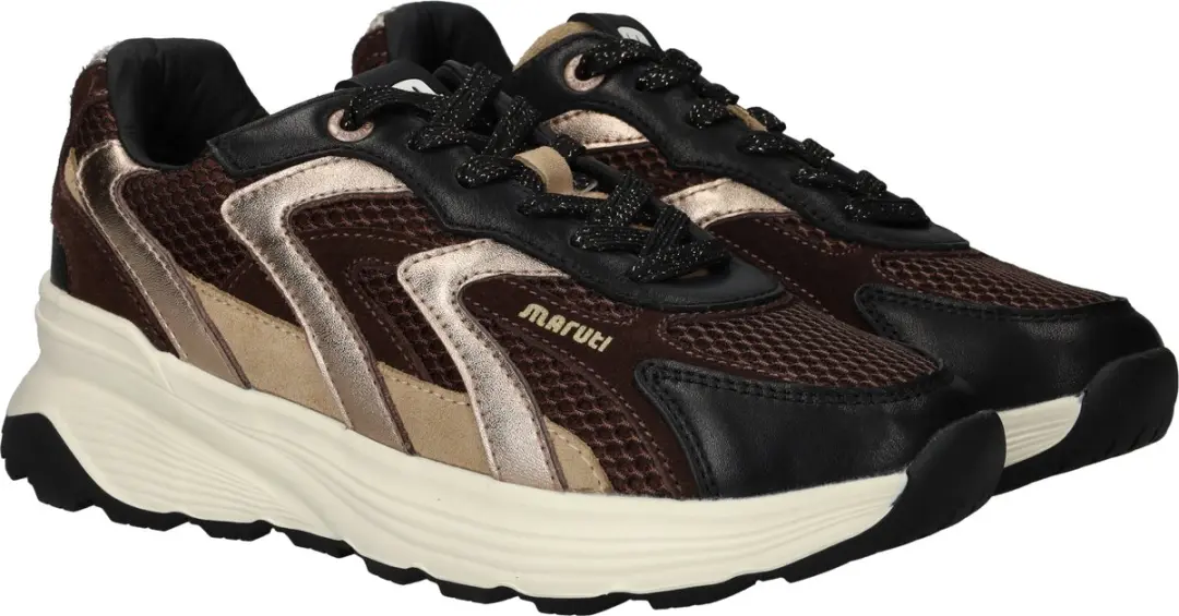 Maruti Dora Leather Lage Sneakers 38 - Bruin