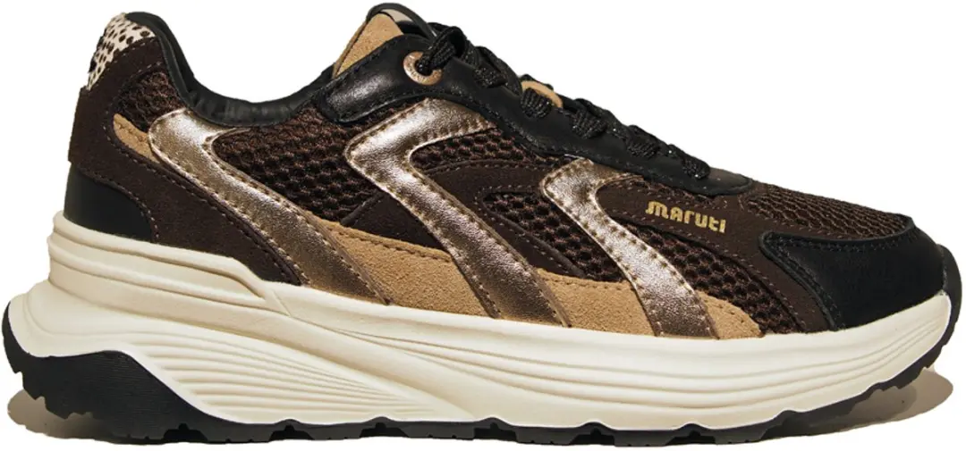 Maruti Dora Leather Lage Sneakers 38 - Bruin