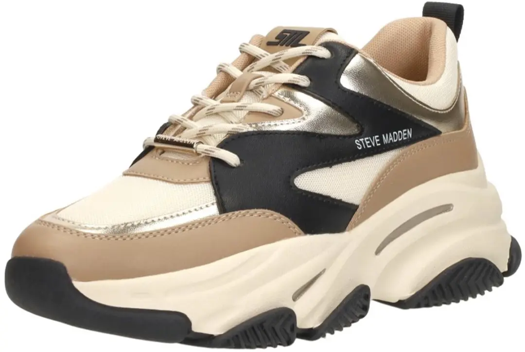Steve Madden Progressive Dames Sneakers - Maat 38 - Khaki