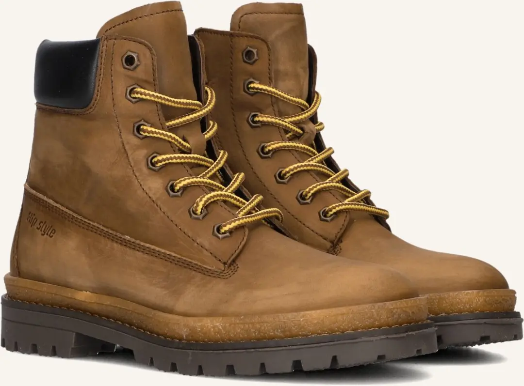 Hip H1704 Sneakers Jongens - Camel - Maat 33