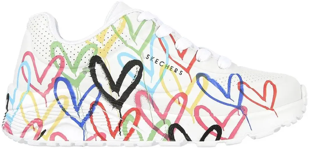 Skechers Uno Lite Spread The Love Schoenen Veelkleurig EU 35 1/2 Meisje