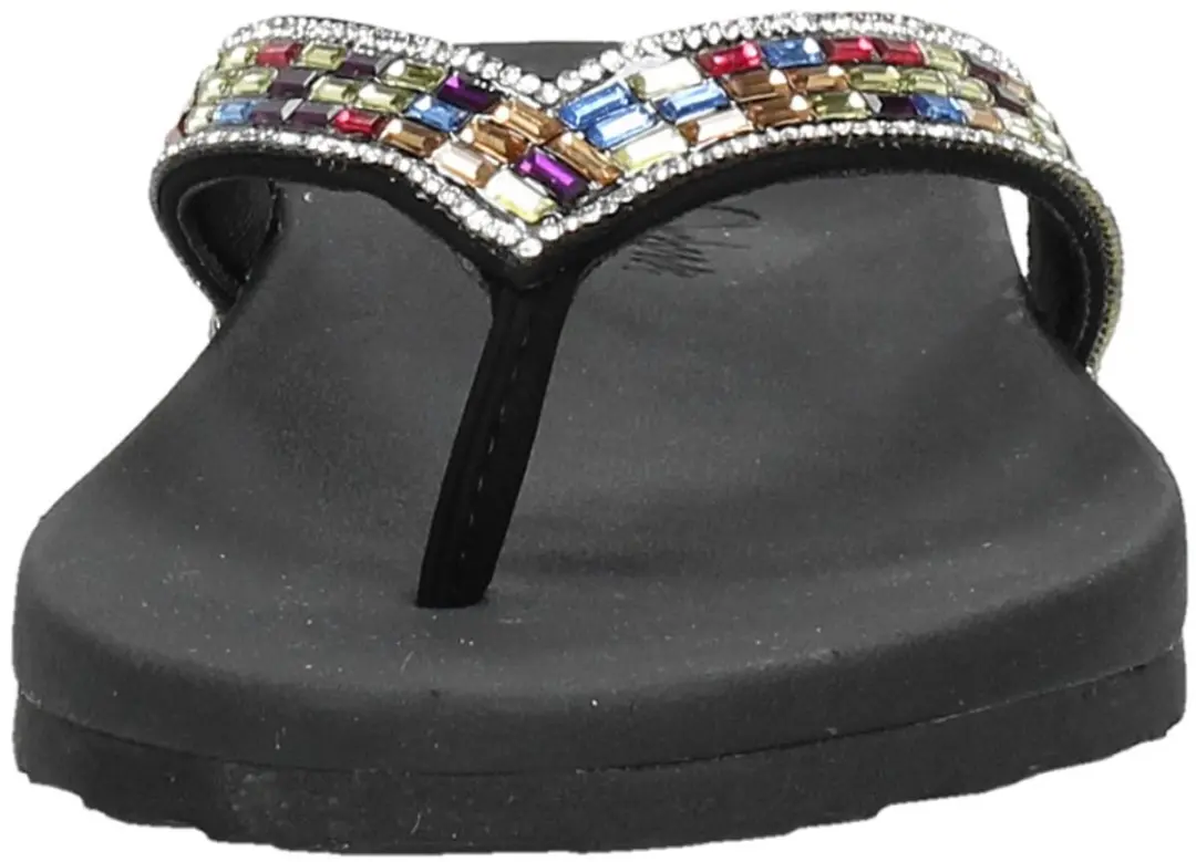 Skechers Arch Fit Meditation -Glam Gal - Dames Slippers - Zwart - afbeelding 6 van 6
