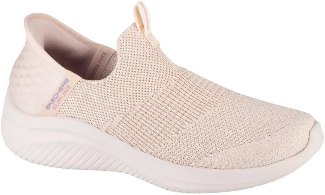 Skechers Slip-Ins Ultra Flex 3.0 Smooth Step, Vrouwen, Beige, Sneakers, maat: 35