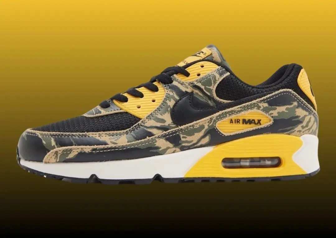 "Sneakers Nike Nike Air Max 90 Camo Pack ""University Gold"""