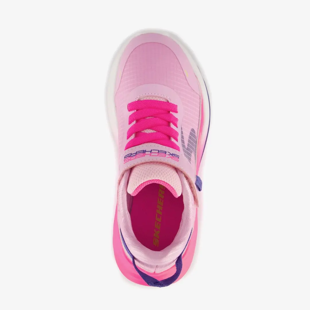 Skechers Wave 92 Meisjes Sneakers - Maat 29 - Roze - afbeelding 4 van 6
