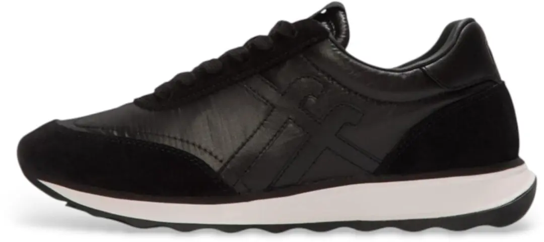 FitFlop Retro-Q FF Metallic-Fabric/Suede Sneakers Dames Sneakers