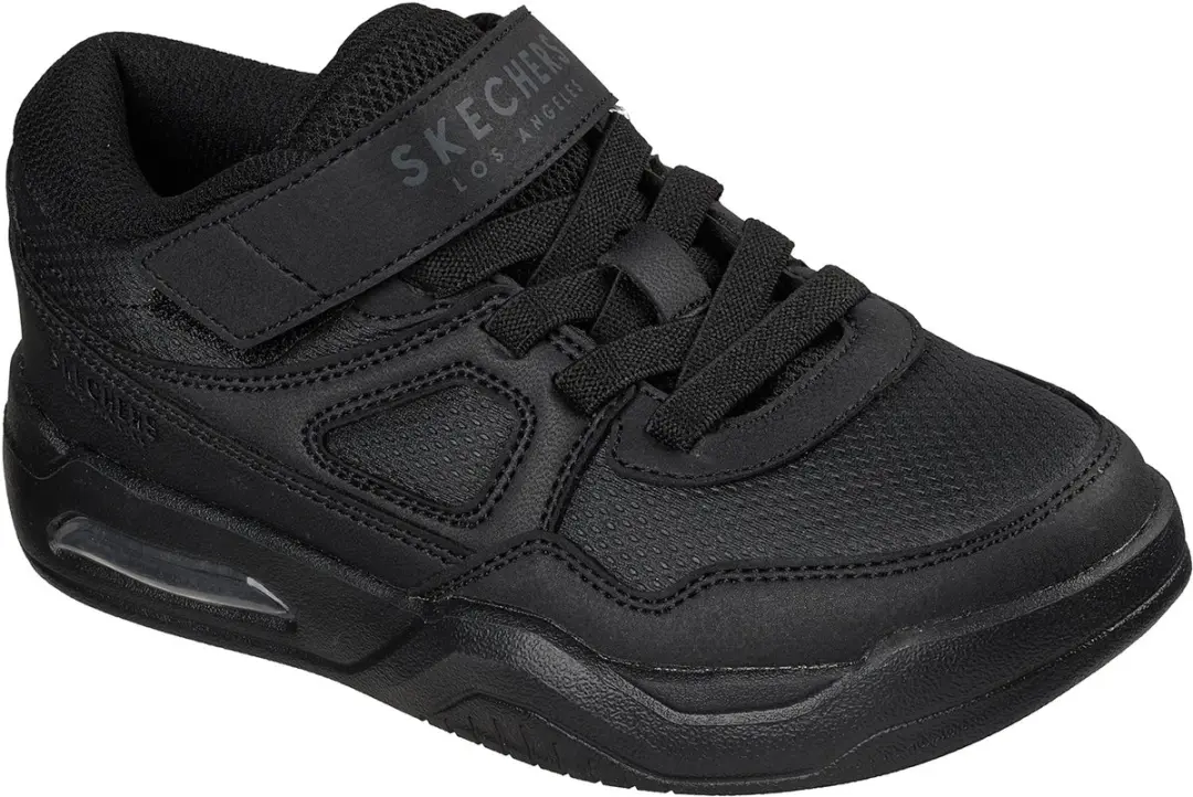 Skechers Kinderen Court Tech Sneaker Low Top 418070L BBK Black