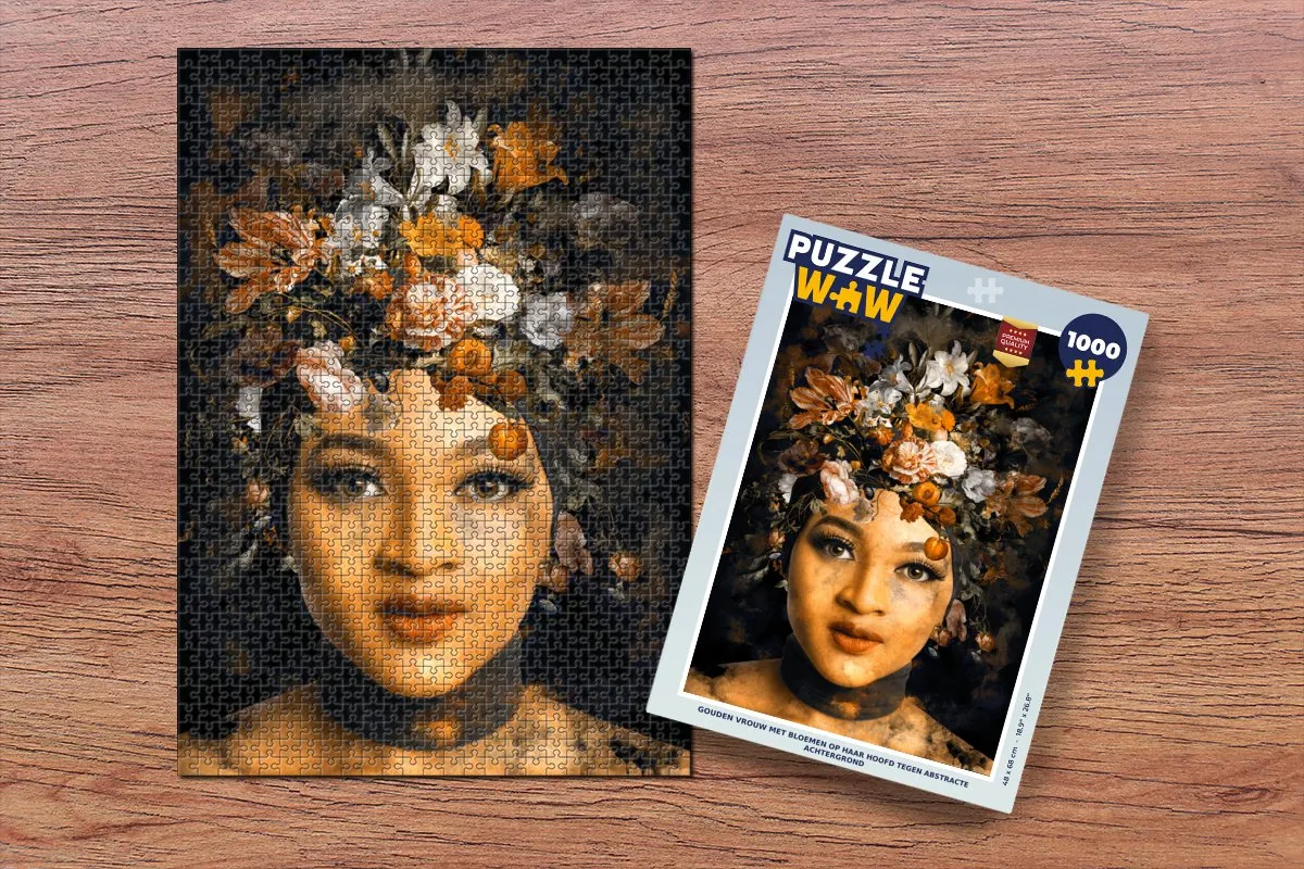 PuzzleWow Flora Legpuzzel 1000 Stuks - Multicolor