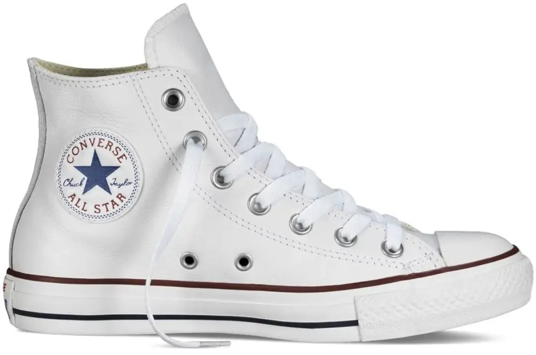 Converse Chuck Taylor All Star Hi Leather Schoenen - 45 - Zwart - afbeelding 3 van 6