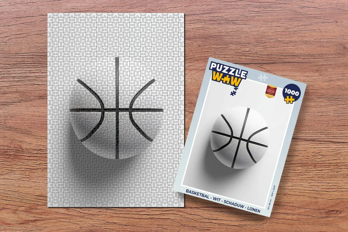 PuzzleWow Basketbal Legpuzzel 1000 Stuks