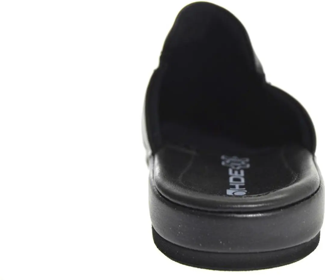 Rohde Leren Heren Pantoffels 41 - Zwart