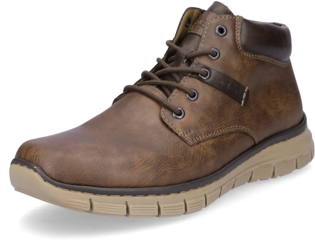 Rieker heren veterboot bruin