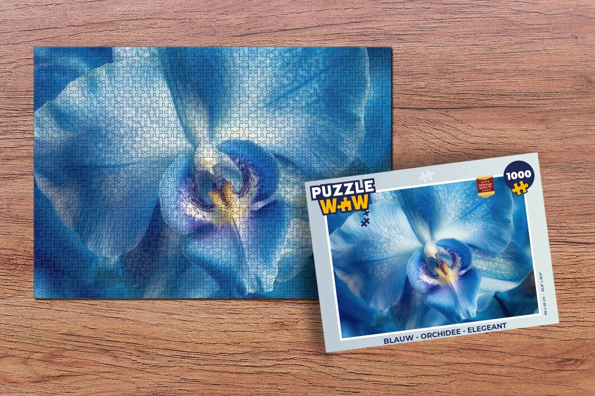 PuzzleWow Legpuzzel 1000 Stuks - Orchidee