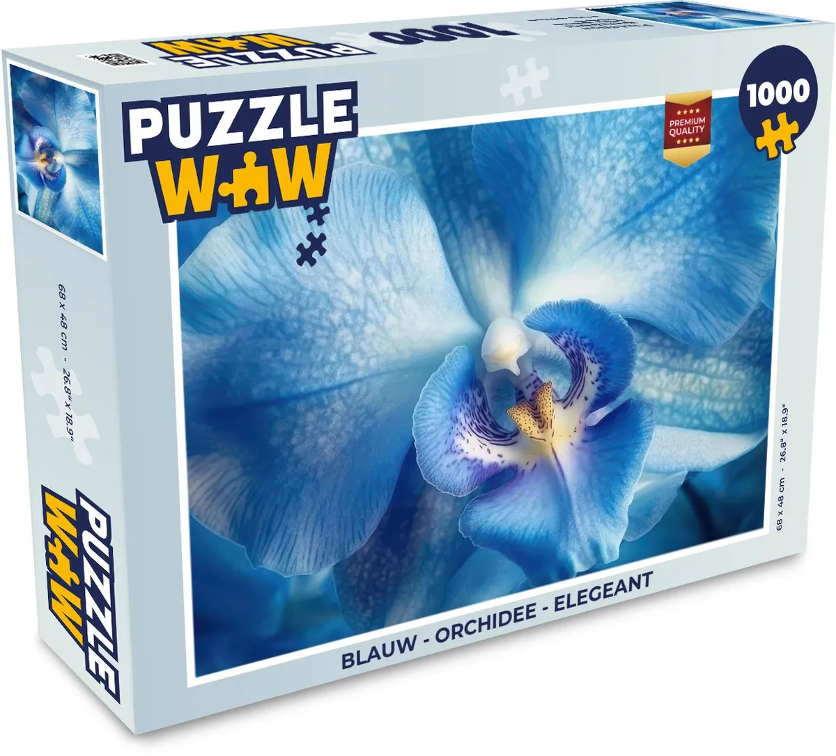 PuzzleWow Legpuzzel 1000 Stuks - Orchidee
