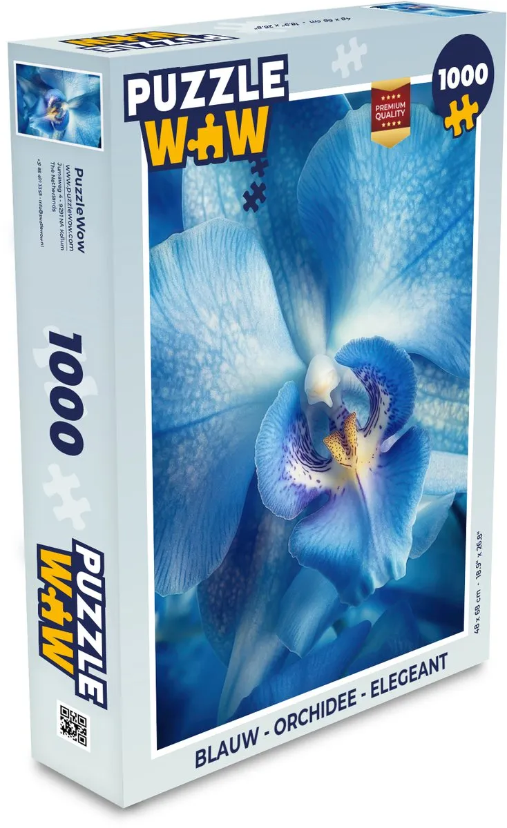 PuzzleWow Legpuzzel 1000 Stuks - Orchidee