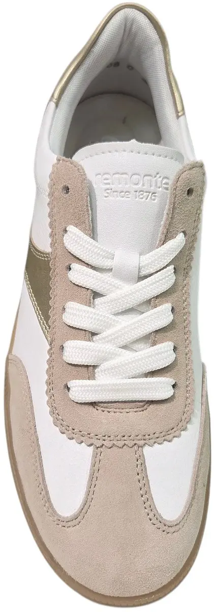 Remonte D2C01-81 Dames Sneakers - Wit/Beige - 42