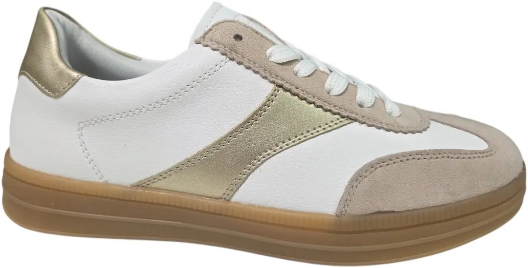 Remonte D2C01-81 Sneakers Wit Beige Leer Dames