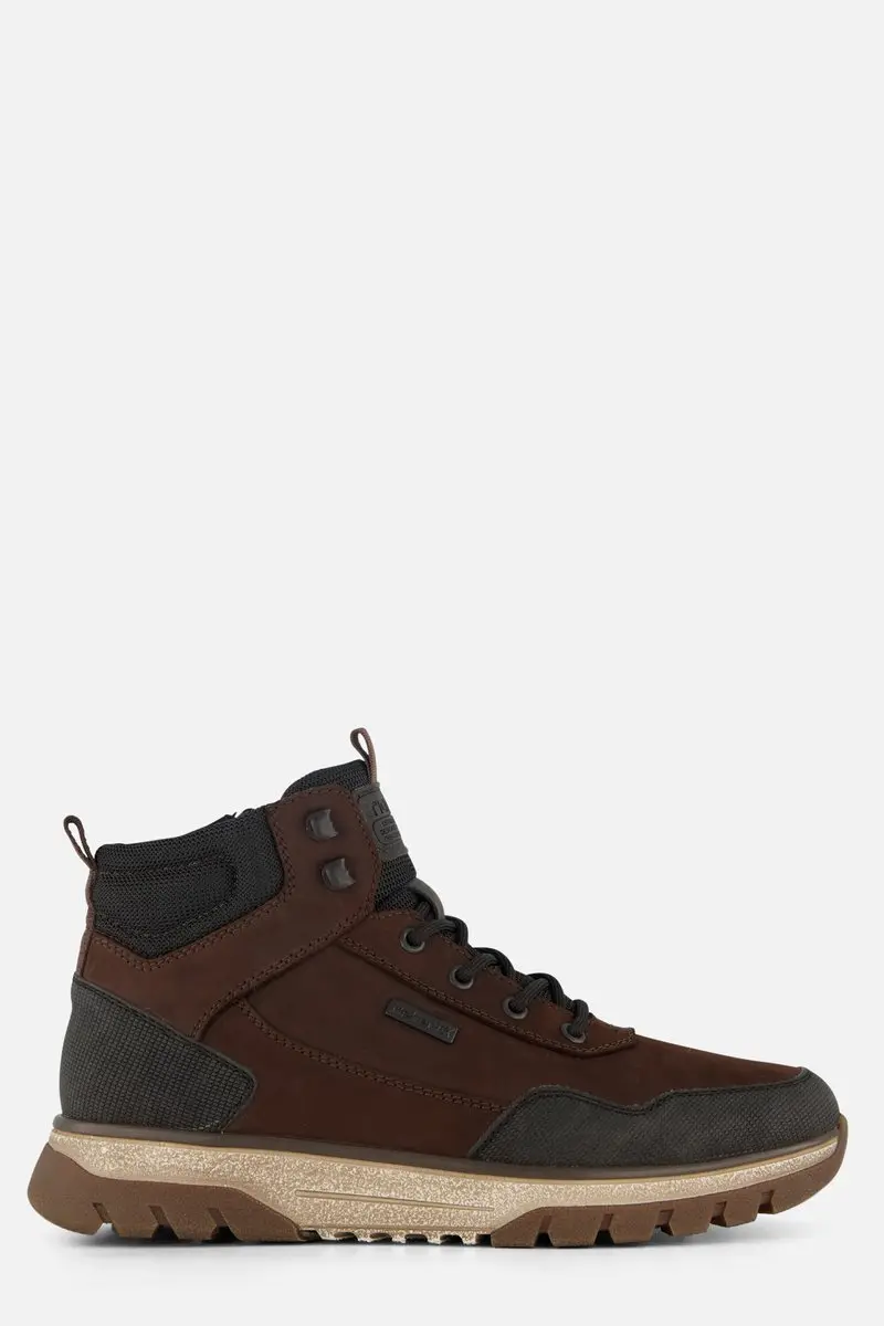 Rieker Veterboots zwart Nubuck