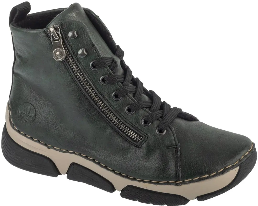 Rieker Booties, Vrouwen, Groen, Laarsjes, maat: 36