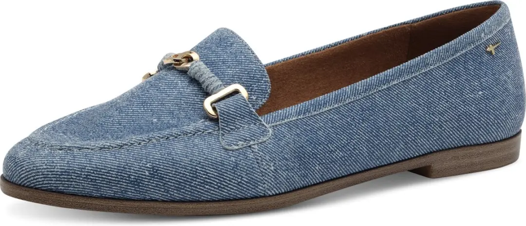 Tamaris Dames Instappers 1-24240-44 - Blauw - afbeelding 3 van 6