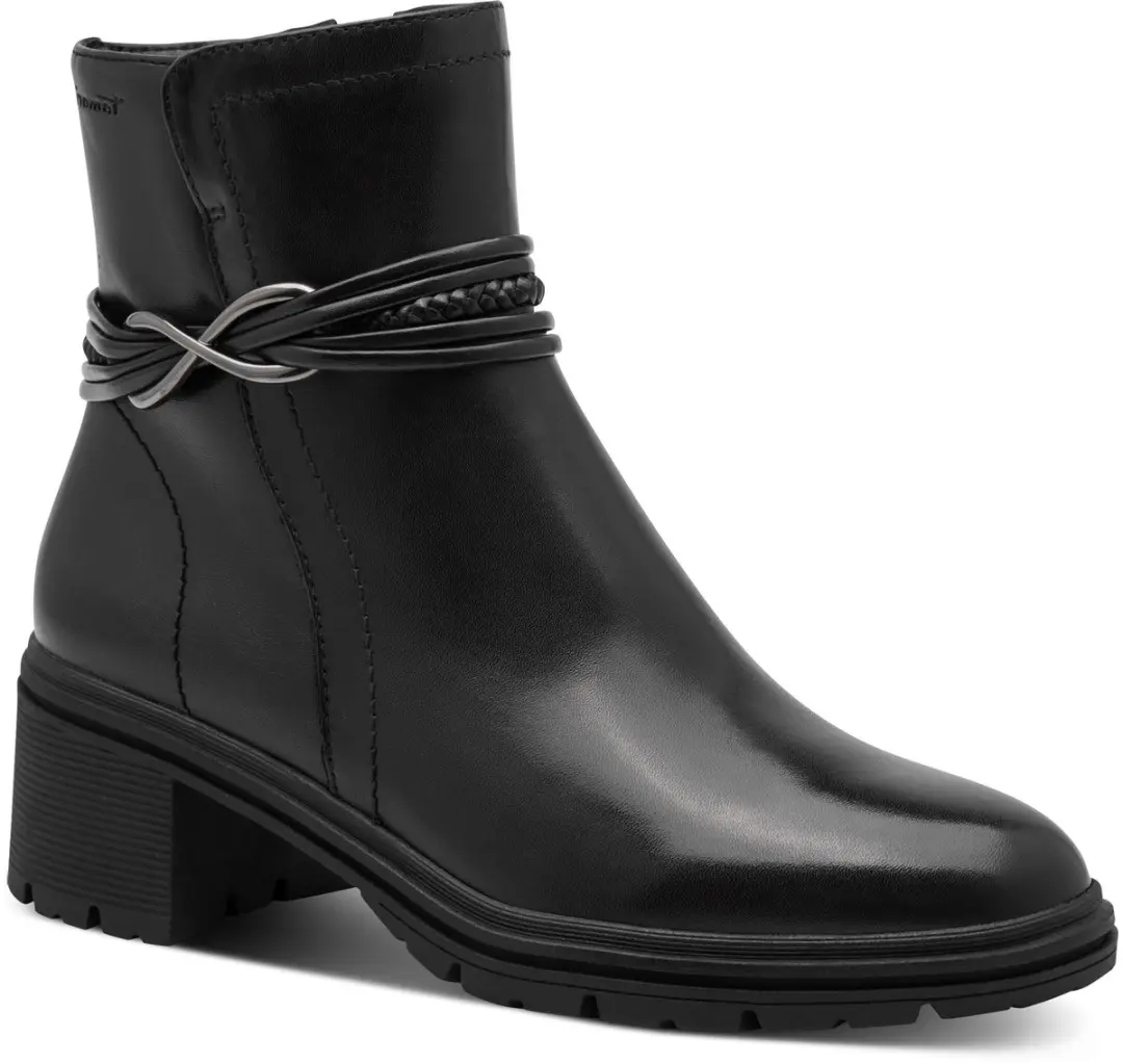 Tamaris Dames Enkellaarsje 1-25492-47 001 Maat: 40 EU