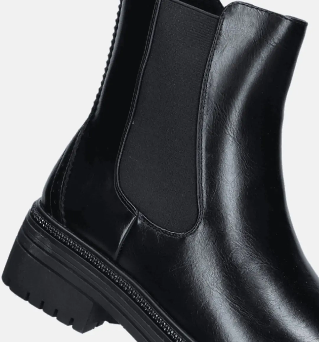 Marco Tozzi Dames Chelseaboot 2-25443-43 001 F-breedte Maat: 36 EU