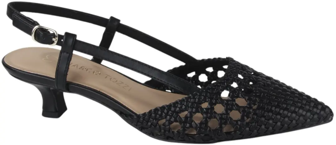 Marco Tozzi Dames Slingpumps 2-29502-44 001 F-breedte Maat: 41 EU