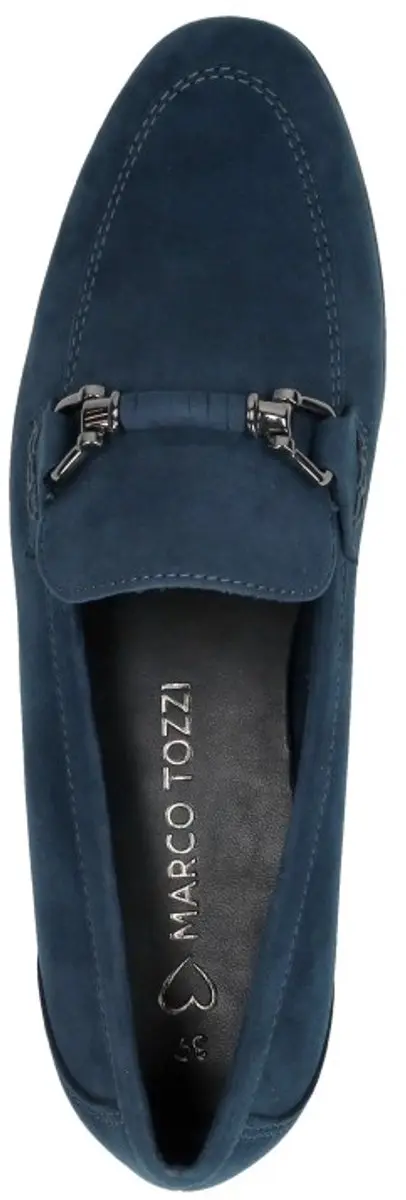 Marco Tozzi Dames Mocassin - Blauw - Maat 38 - afbeelding 2 van 6