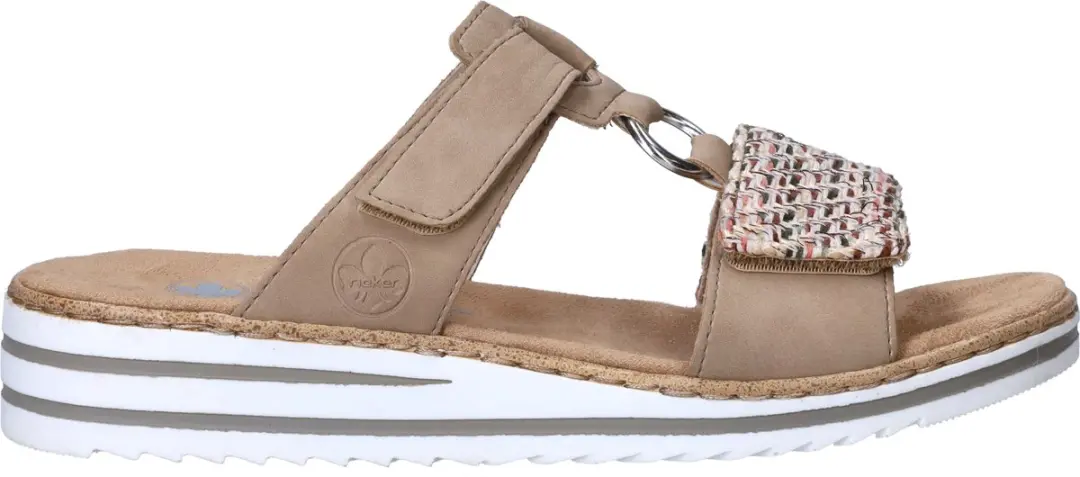 Rieker Badslipper 251502 - Maat 38 - Beige