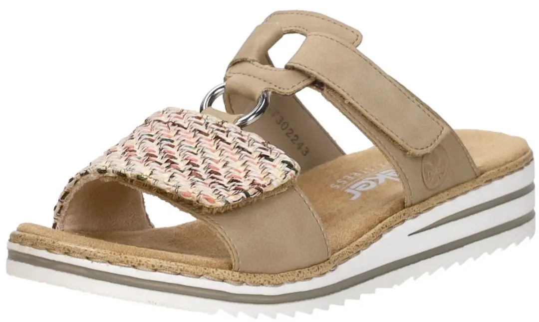 Rieker Badslipper 251502 - Maat 38 - Beige