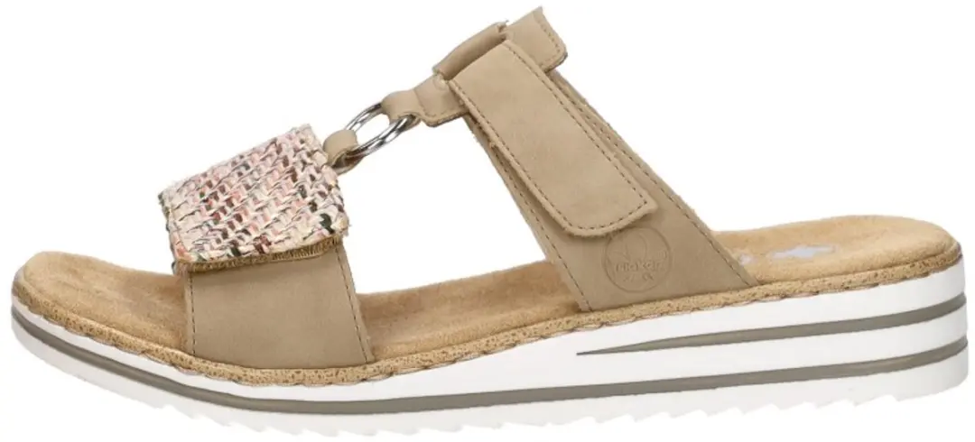 Rieker Badslipper 251502 - Maat 38 - Beige